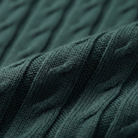 Men's Textured Knit Polo Shirt