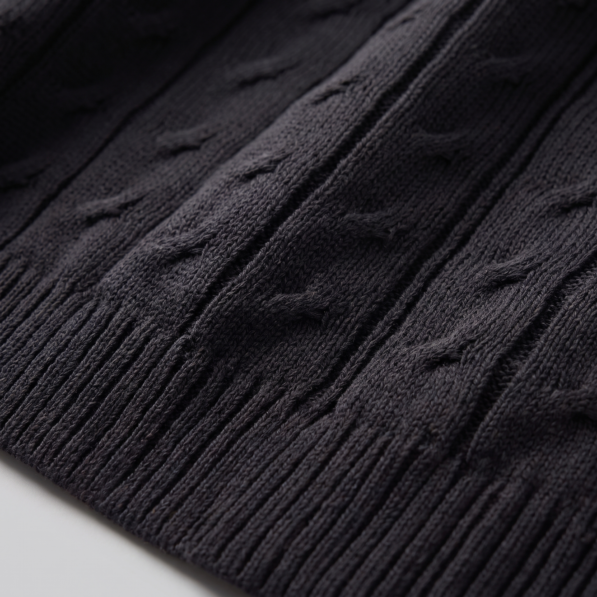 Men's Textured Knit Polo Shirt