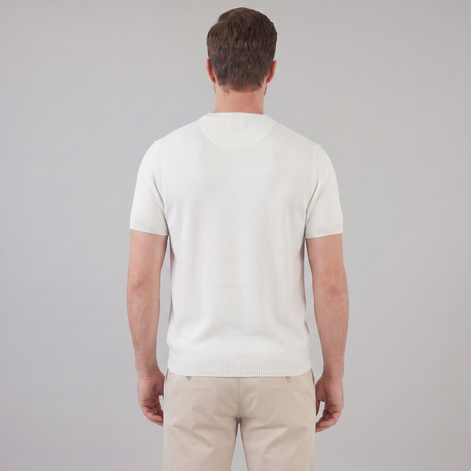 Men's Textured Knit T-Shirt for Comfort and Style