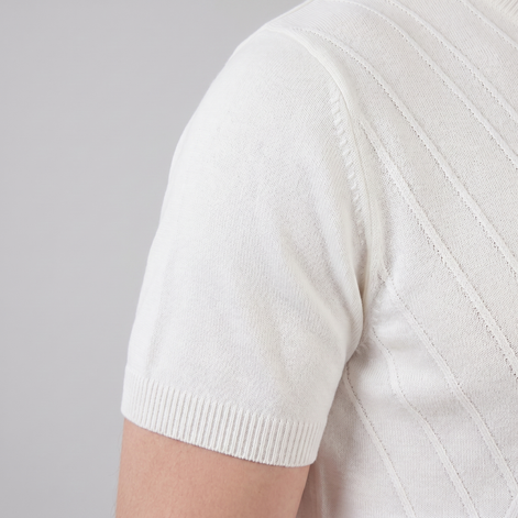 Men's Textured Knit T-Shirt for Comfort and Style