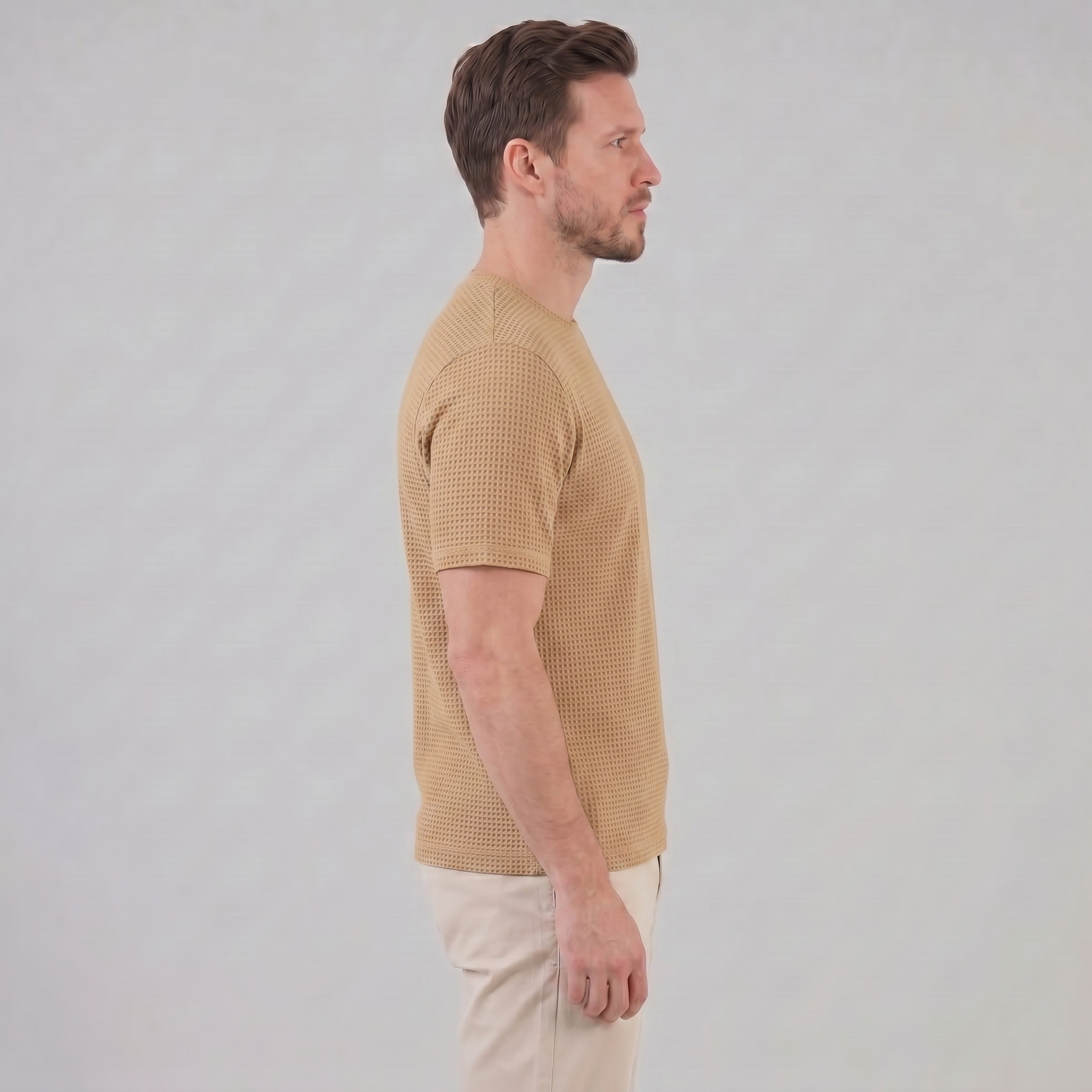 Men's Textured Short Sleeve Shirt
