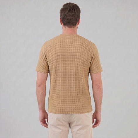 Men's Textured Short Sleeve Shirt