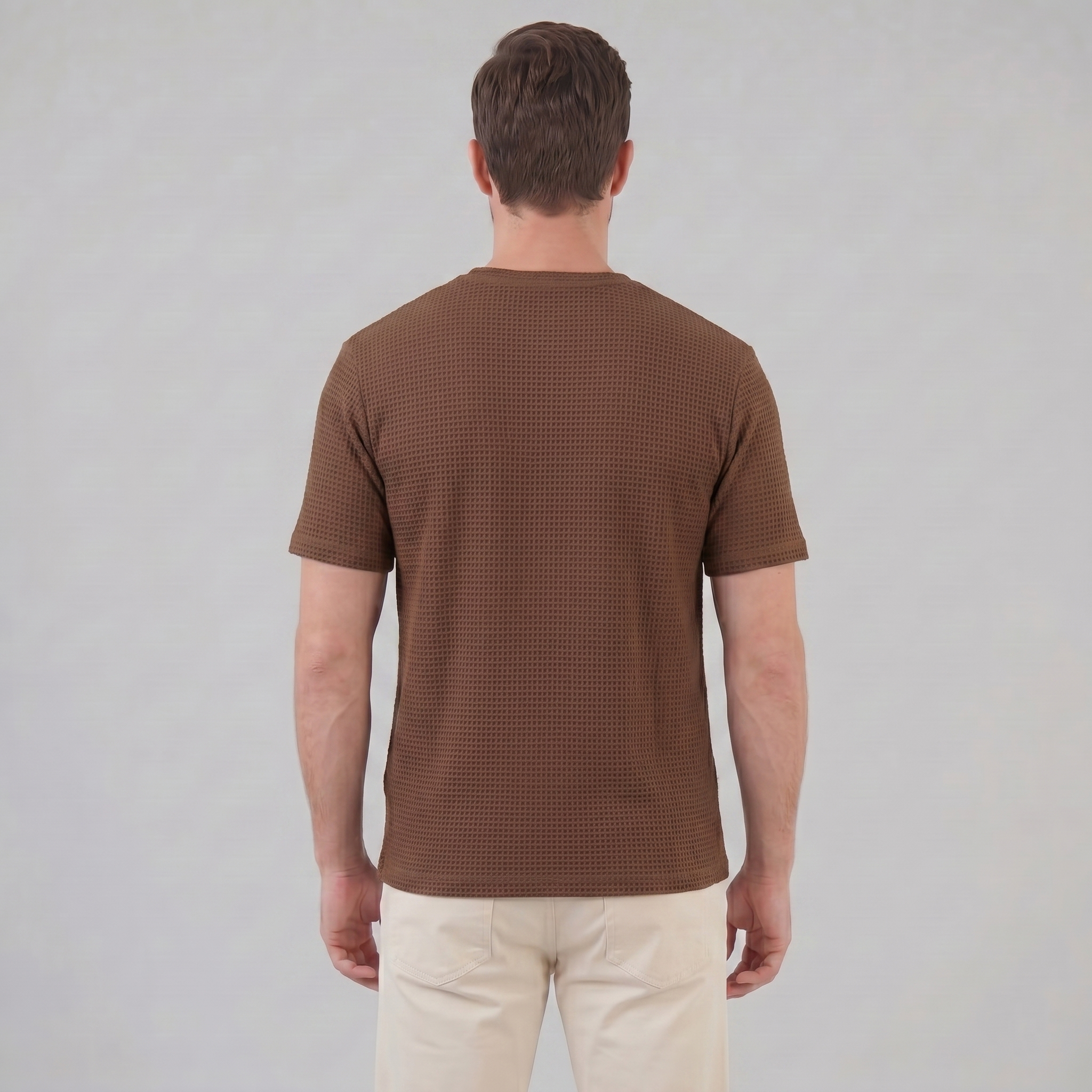 Men's Textured Short Sleeve Shirt