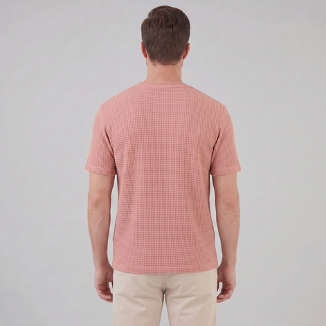 Men's Textured Short Sleeve Shirt