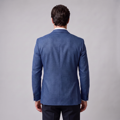 Men's Textured Two-Button Blazer