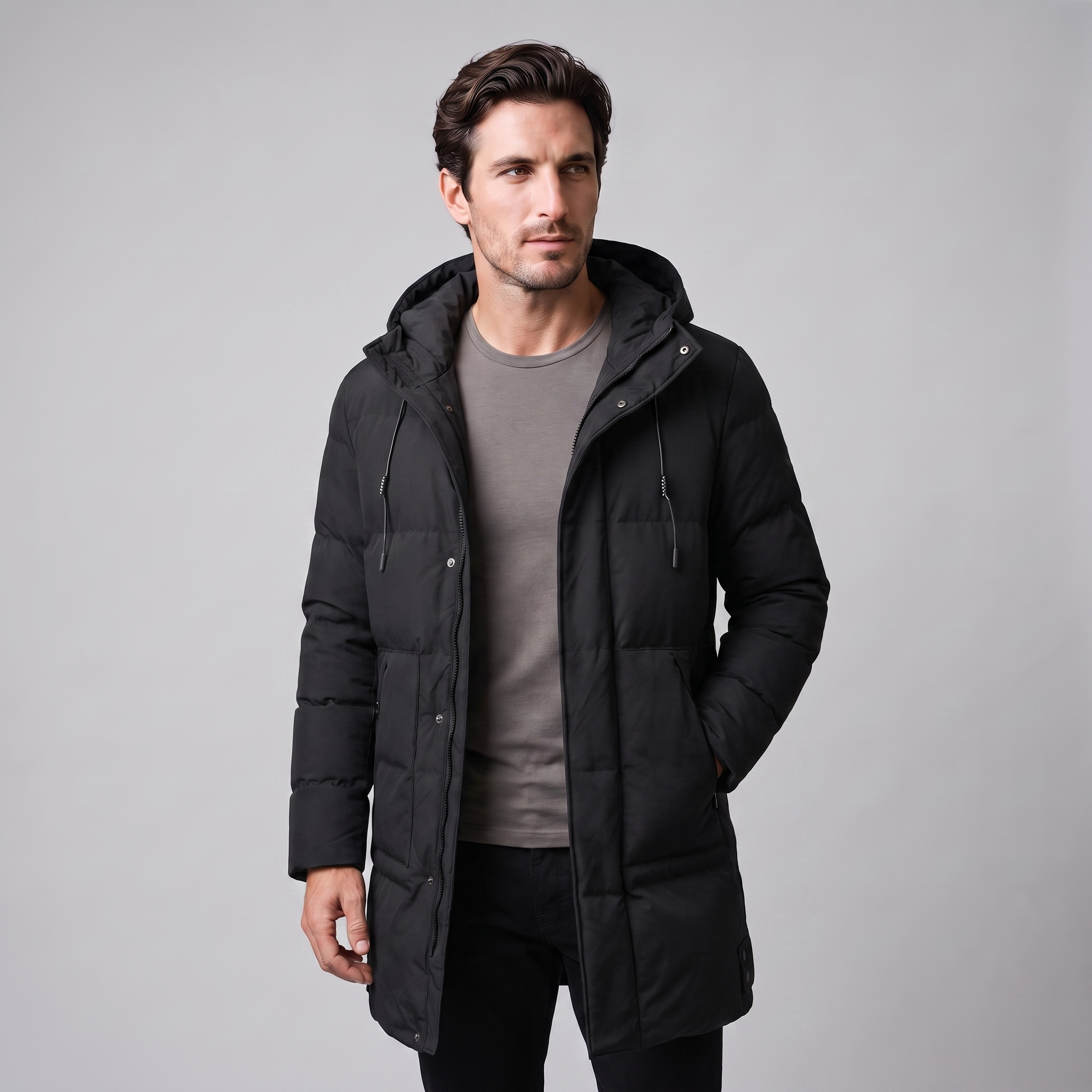 Men's Thick Padded Winter Puffer Jacket