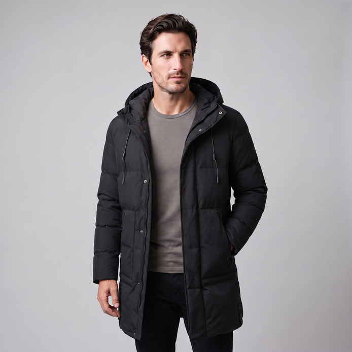 Men's Thick Padded Winter Puffer Jacket