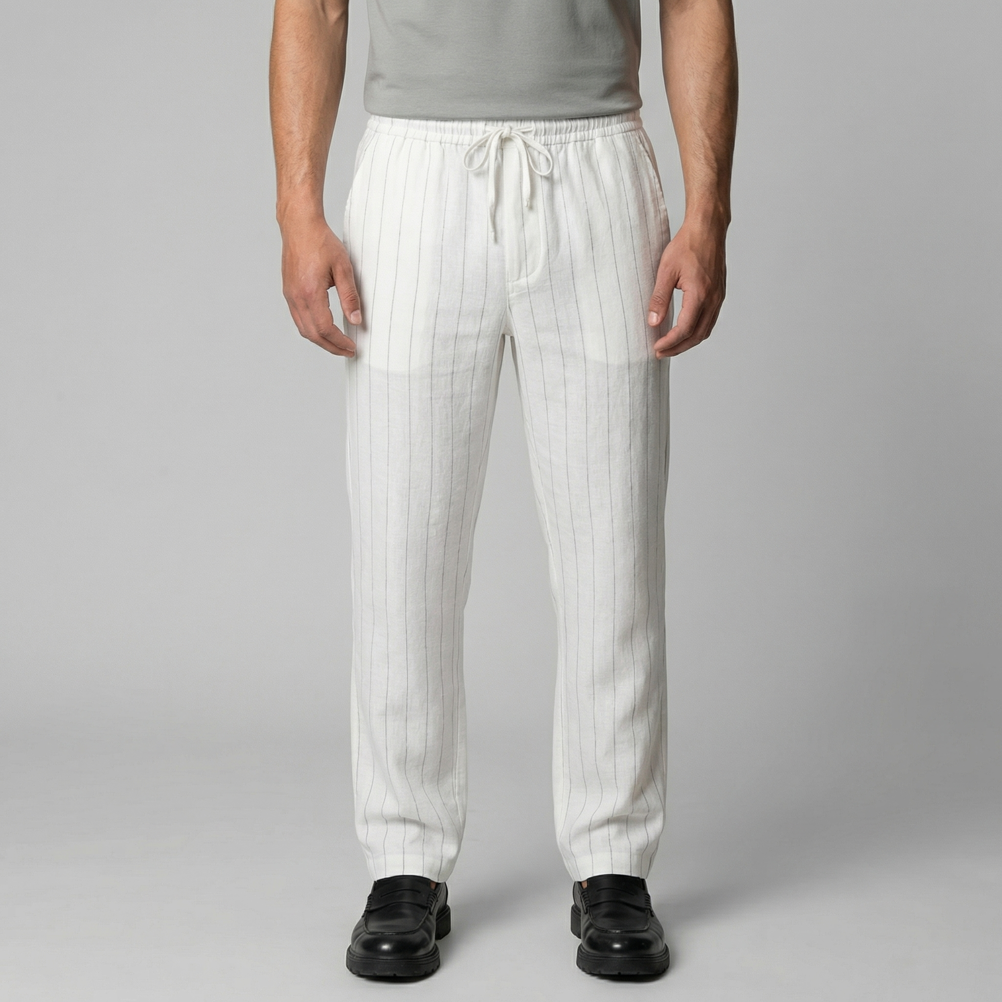 Men's Trousers with Drawstring Waist