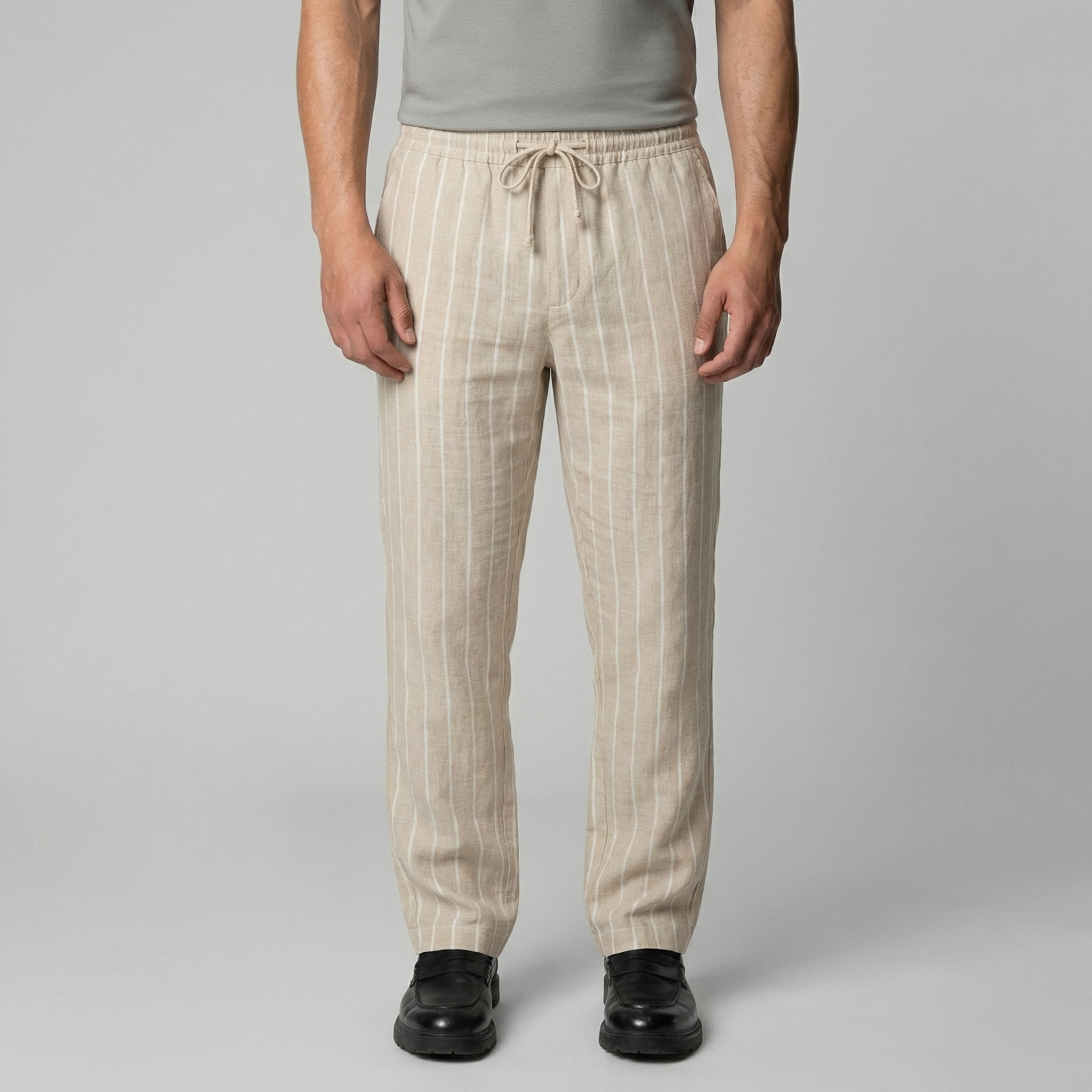 Men's Trousers with Drawstring Waist