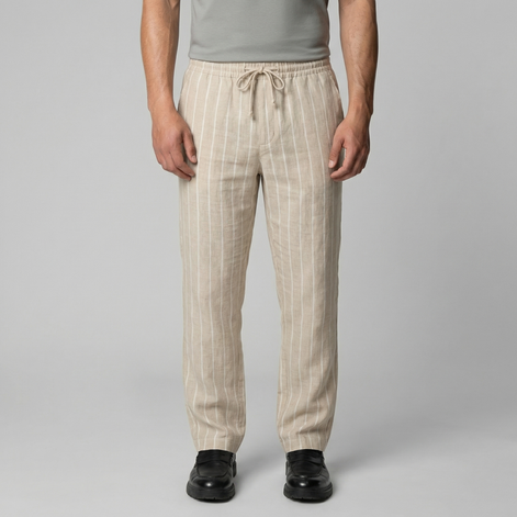 Men's Trousers with Drawstring Waist