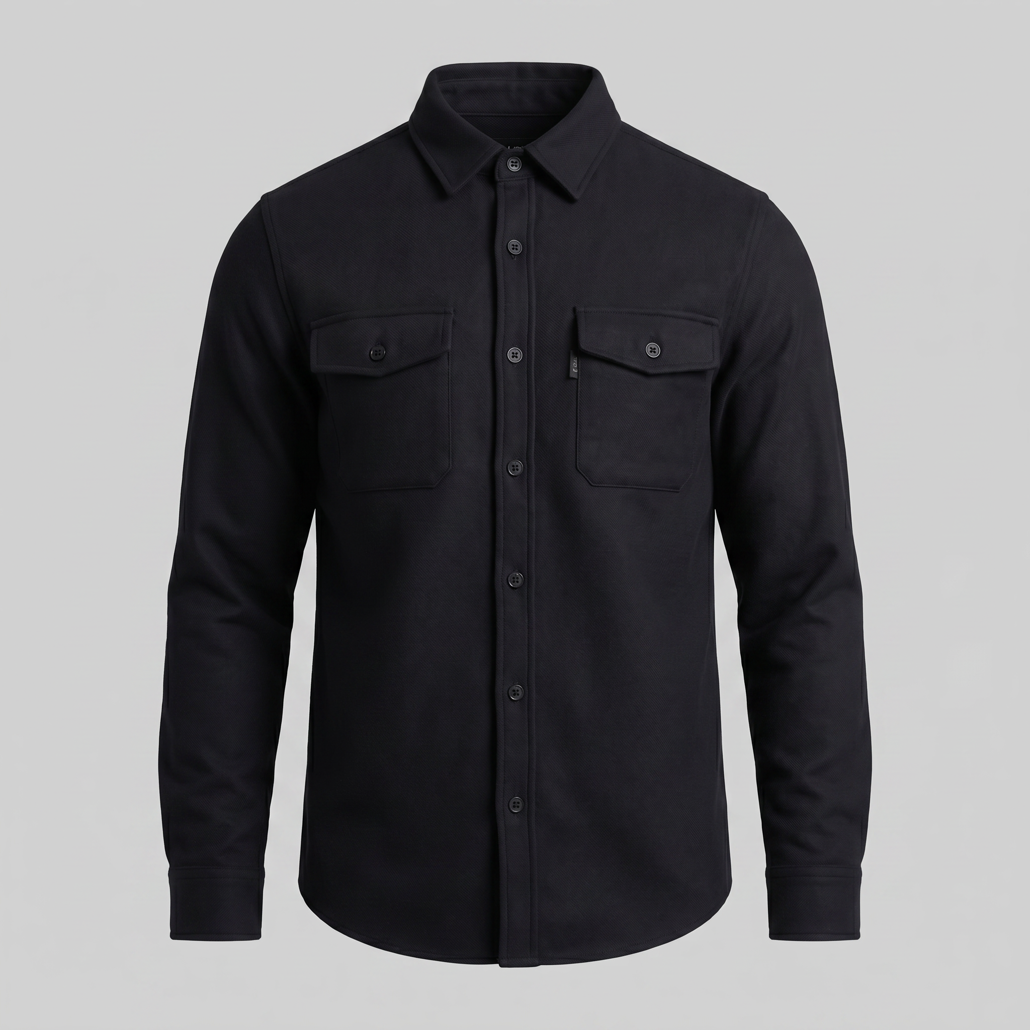 Men's Twin-Pocket Overshirt Slim Fit