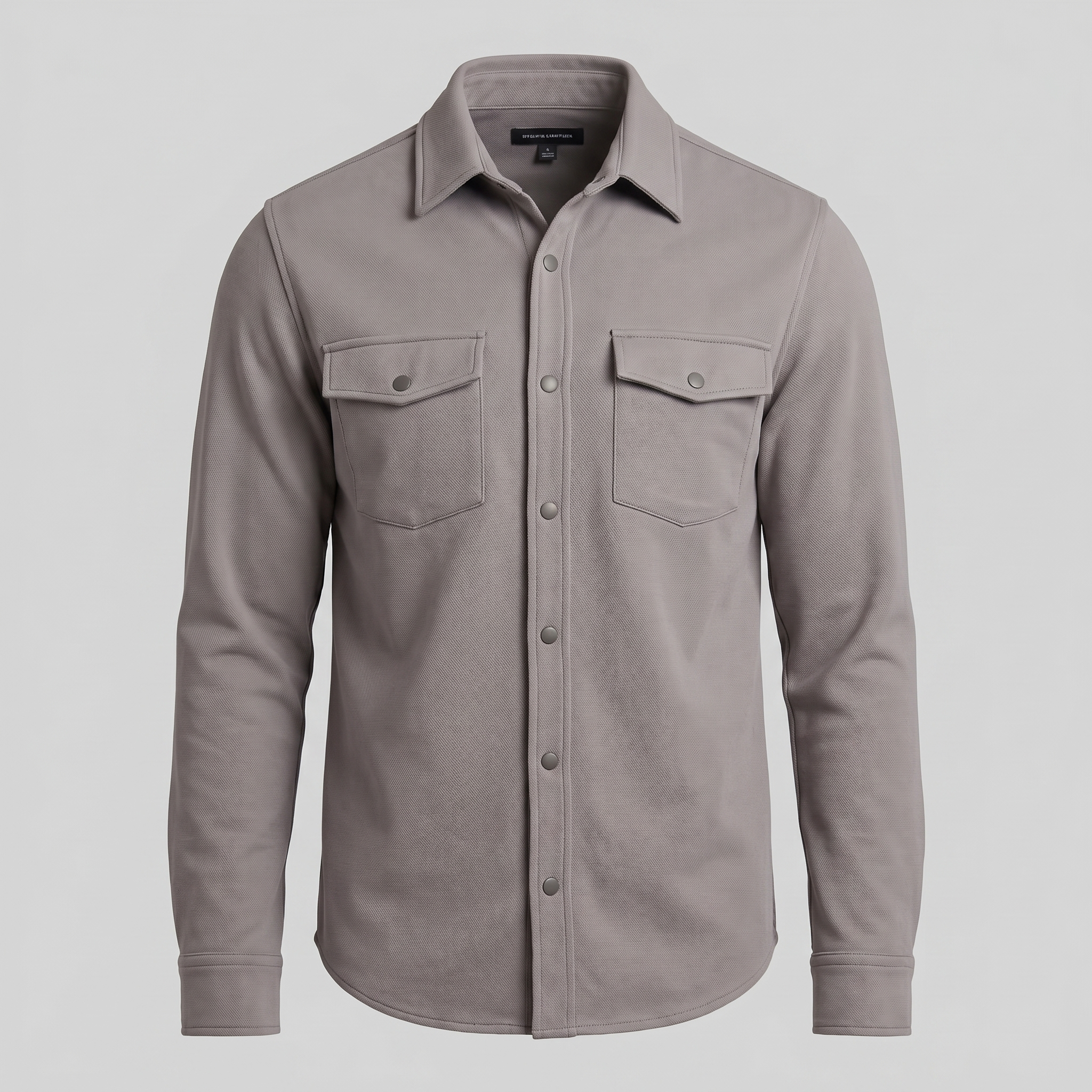 Men's Twin-Pocket Overshirt Slim Fit