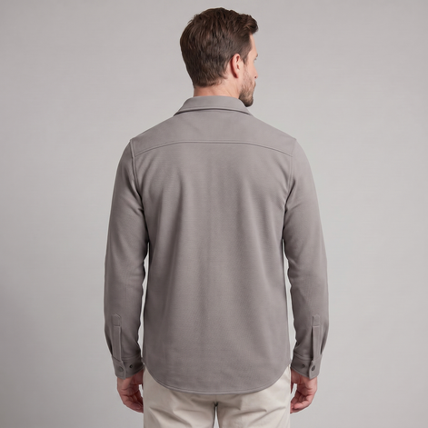 Men's Twin-Pocket Overshirt Slim Fit
