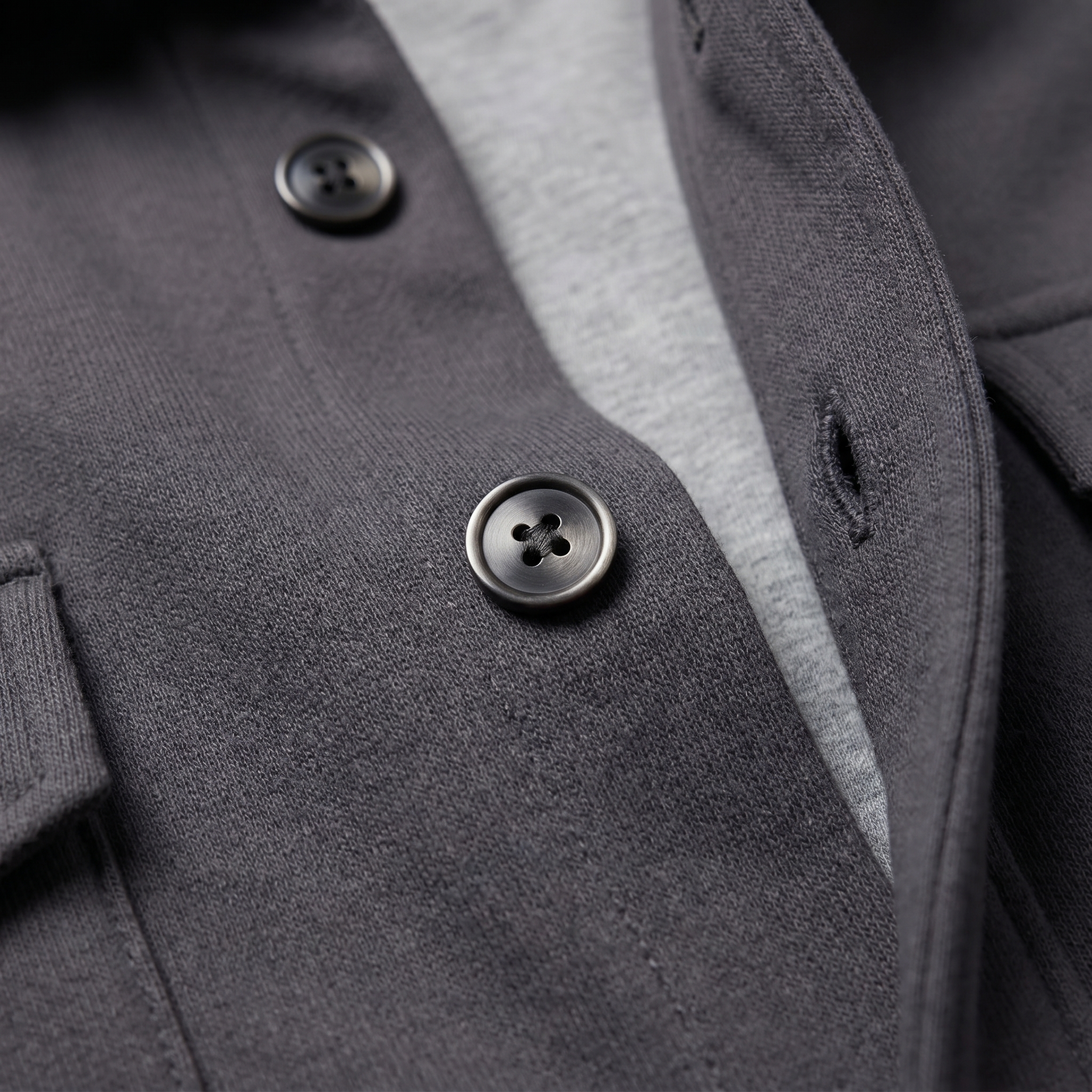 Men's Twin-Pocket Overshirt Slim Fit