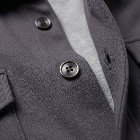 Men's Twin-Pocket Overshirt Slim Fit