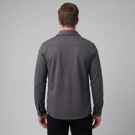 Men's Twin-Pocket Overshirt Slim Fit