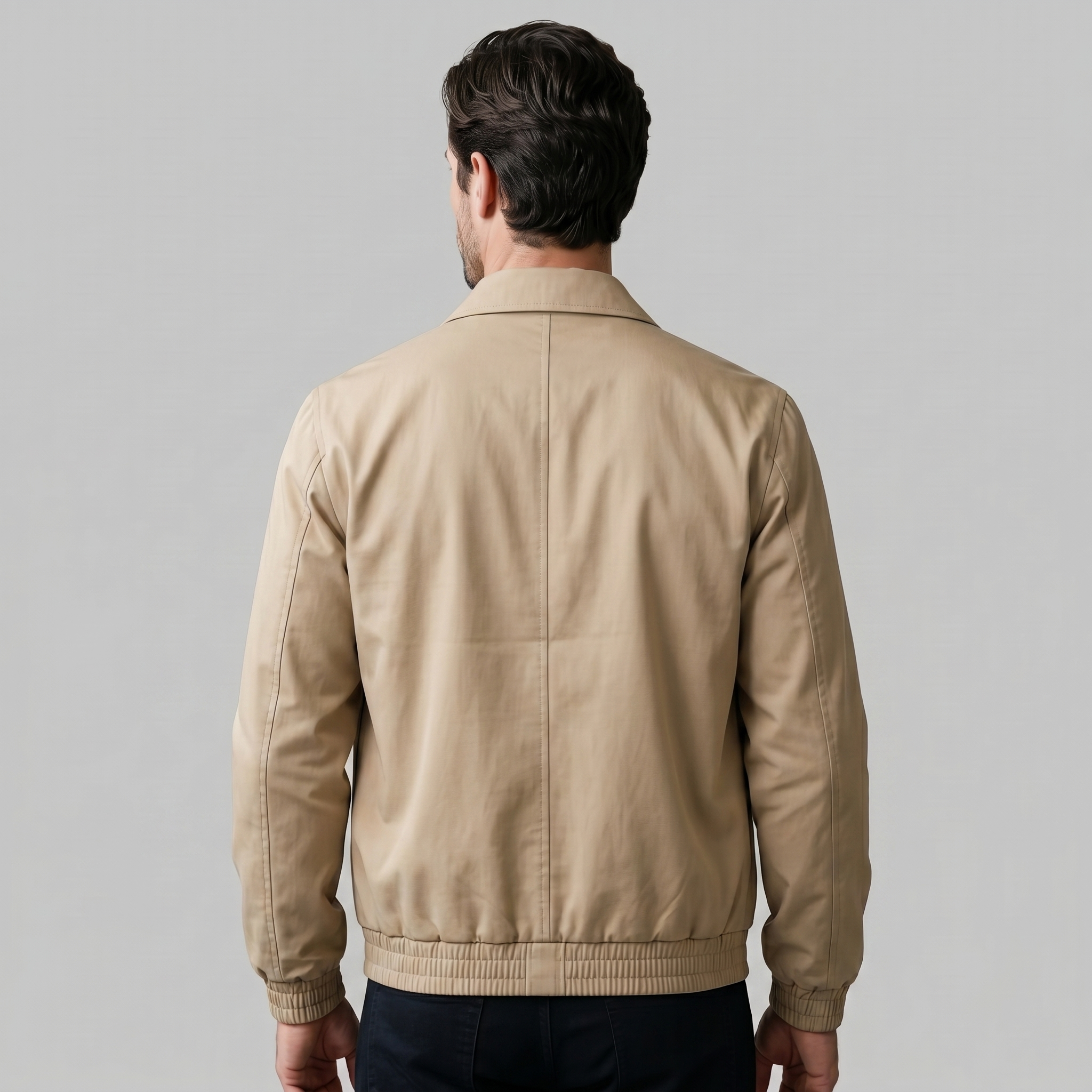 Men's Urban Casual Jacket with Zipper Details