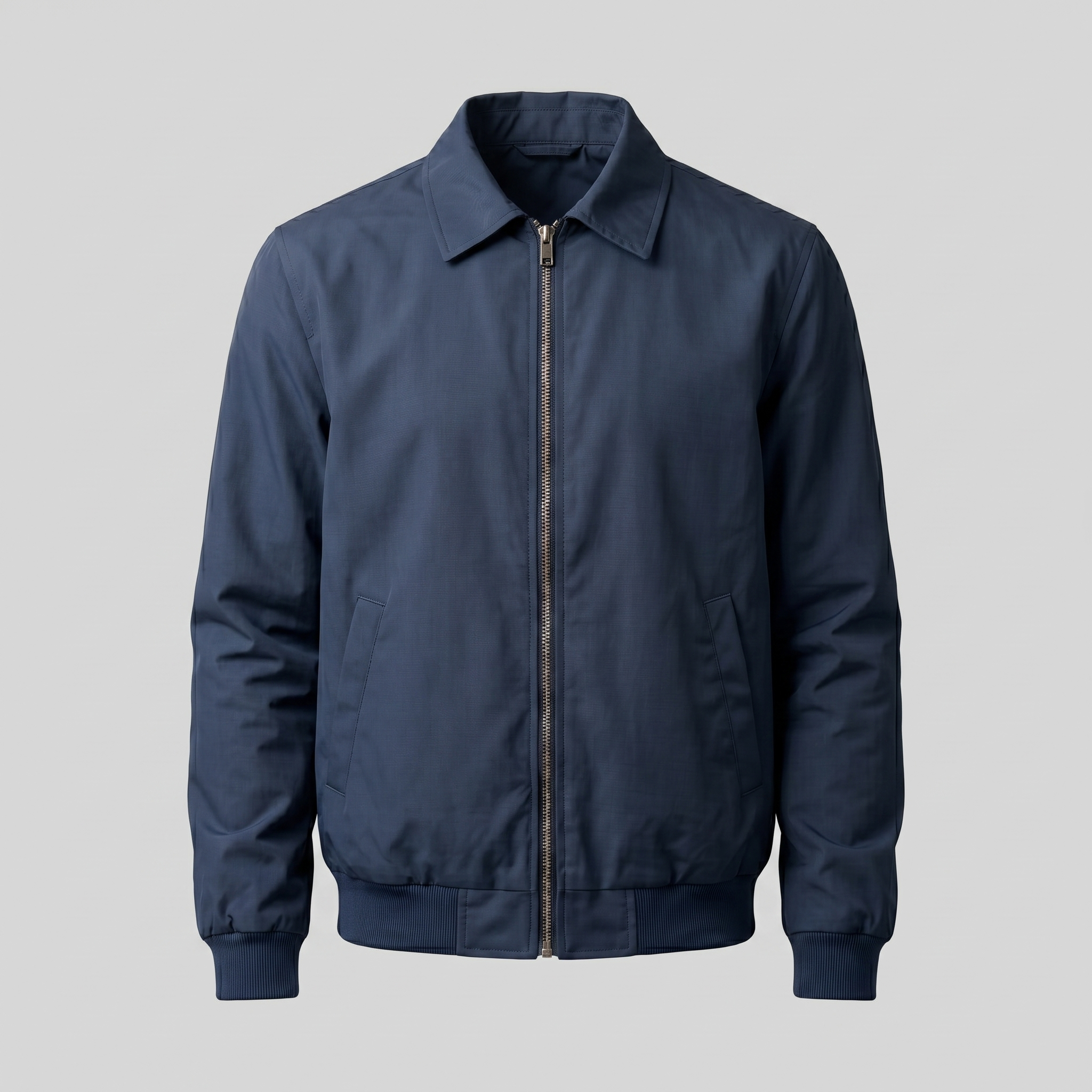 Men's Urban Casual Jacket with Zipper Details