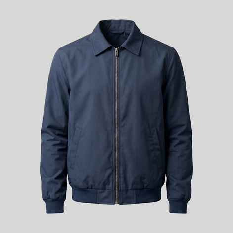 Men's Urban Casual Jacket with Zipper Details
