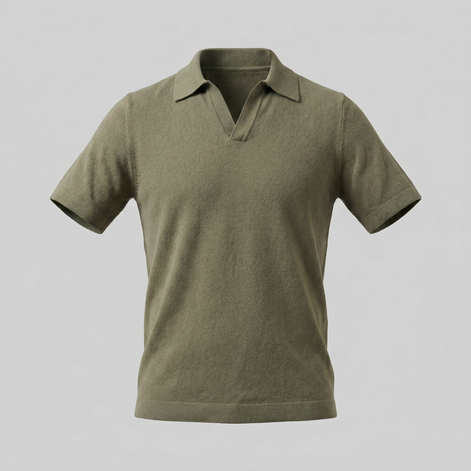 Men's V-Neck Summer Polo