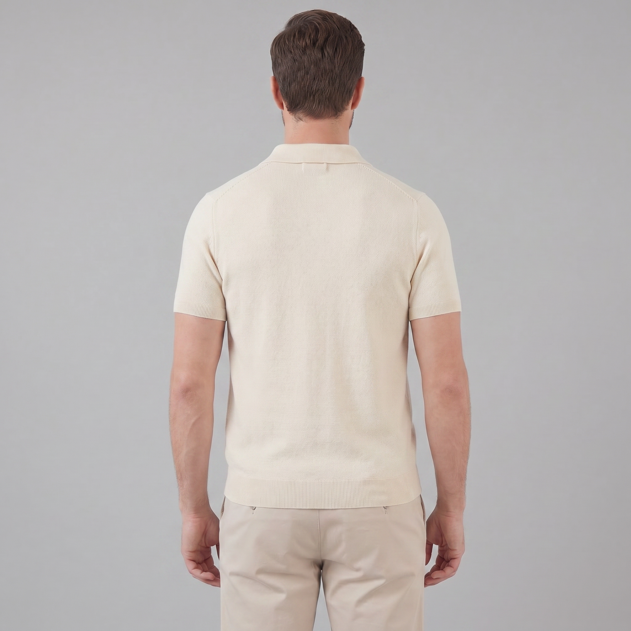 Men's V-Neck Summer Polo