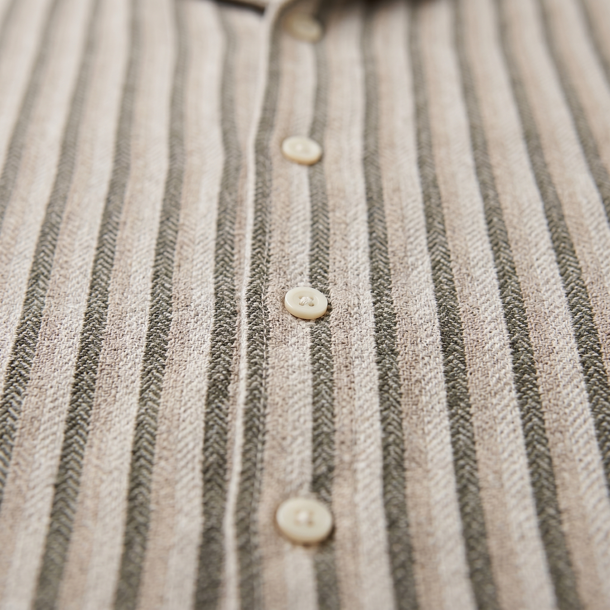 Men's Vertical Stripe Knit Resort Shirt