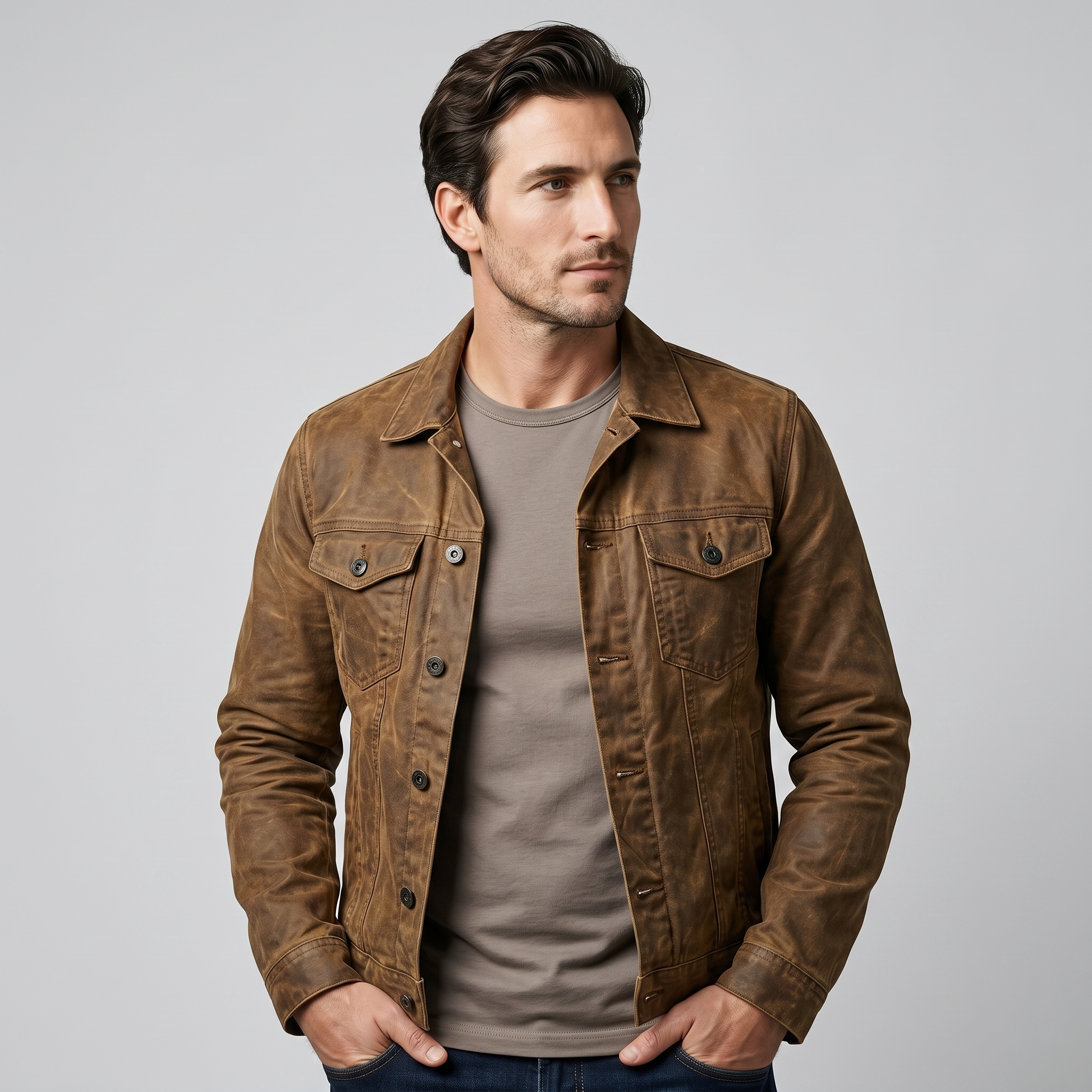 Men's Vintage Multi-Pocket Jacket