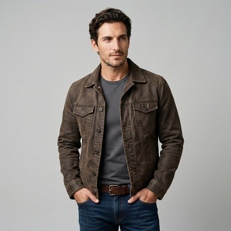Men's Vintage Multi-Pocket Jacket