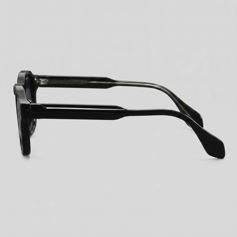 Men's Vintage Square Sunglasses with Dark Lenses