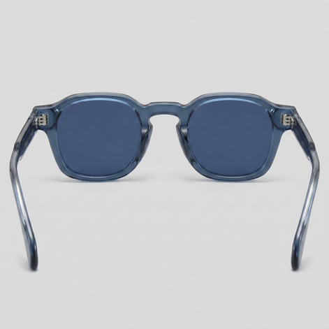 Men's Vintage Square Sunglasses with Dark Lenses