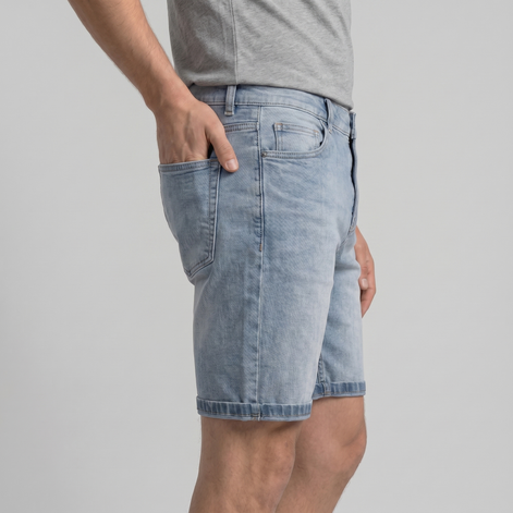 Men's Vintage Wash Short Jeans