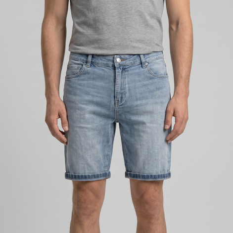 Men's Vintage Wash Short Jeans
