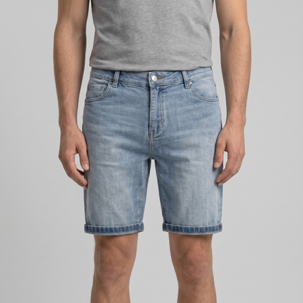 Men's Vintage Wash Short Jeans