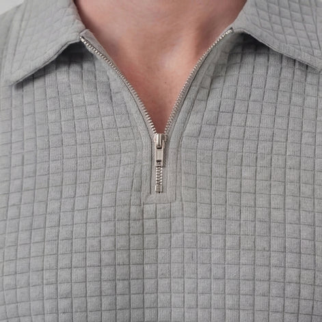 Men's Waffle Knit Short Outfit Summer Set