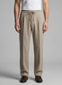 Men's Wide Leg Trousers with Drawstring
