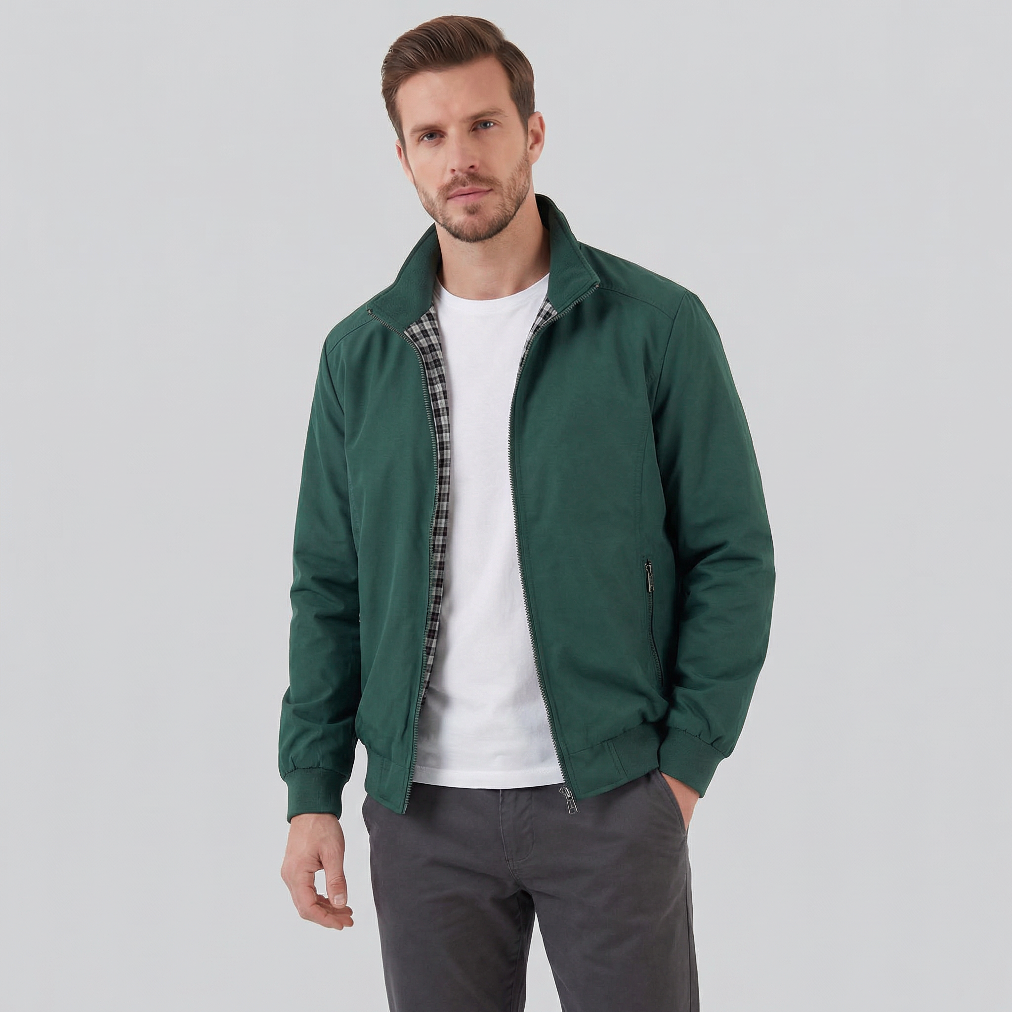 Men's Windproof High Collar Jacket