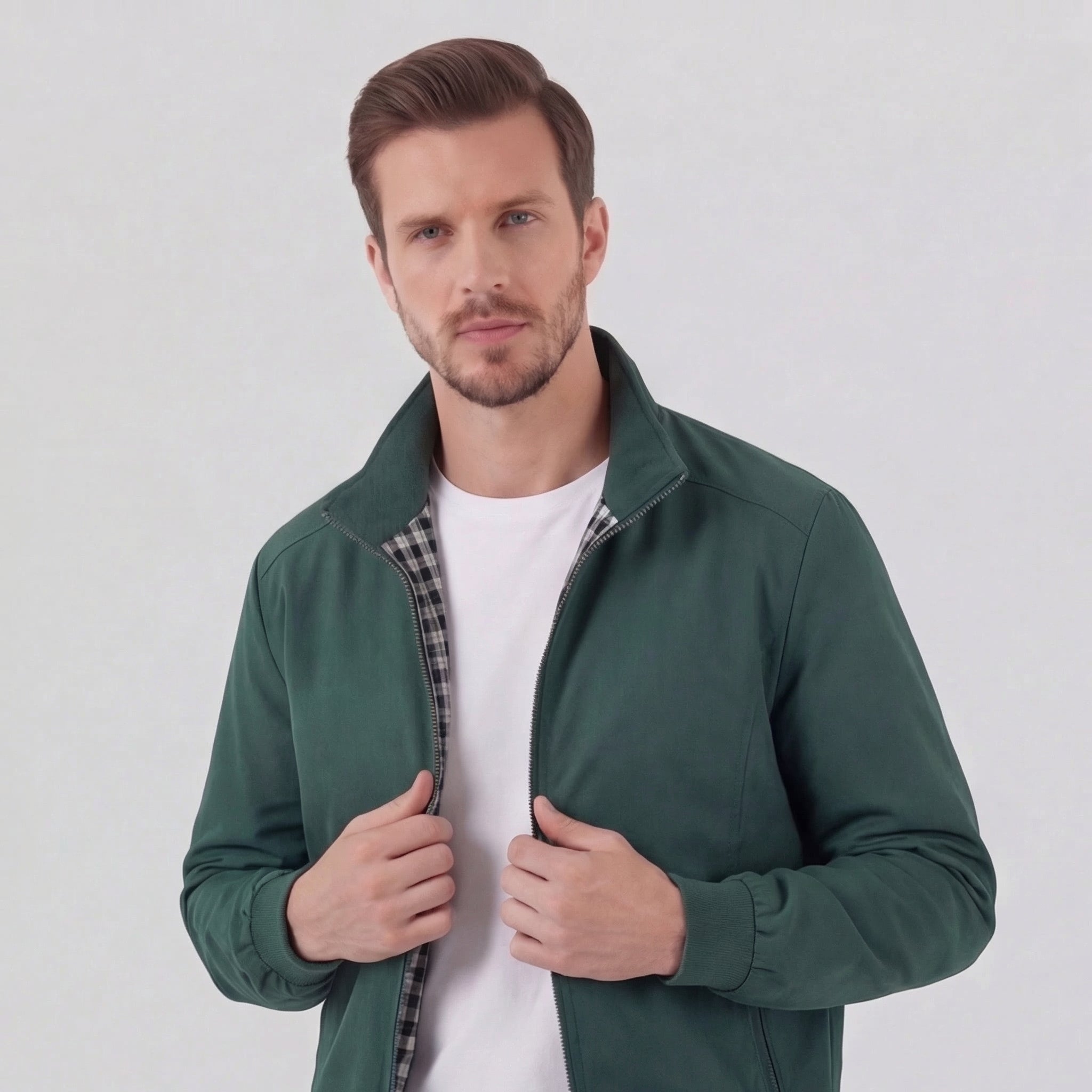 Men's Windproof High Collar Jacket