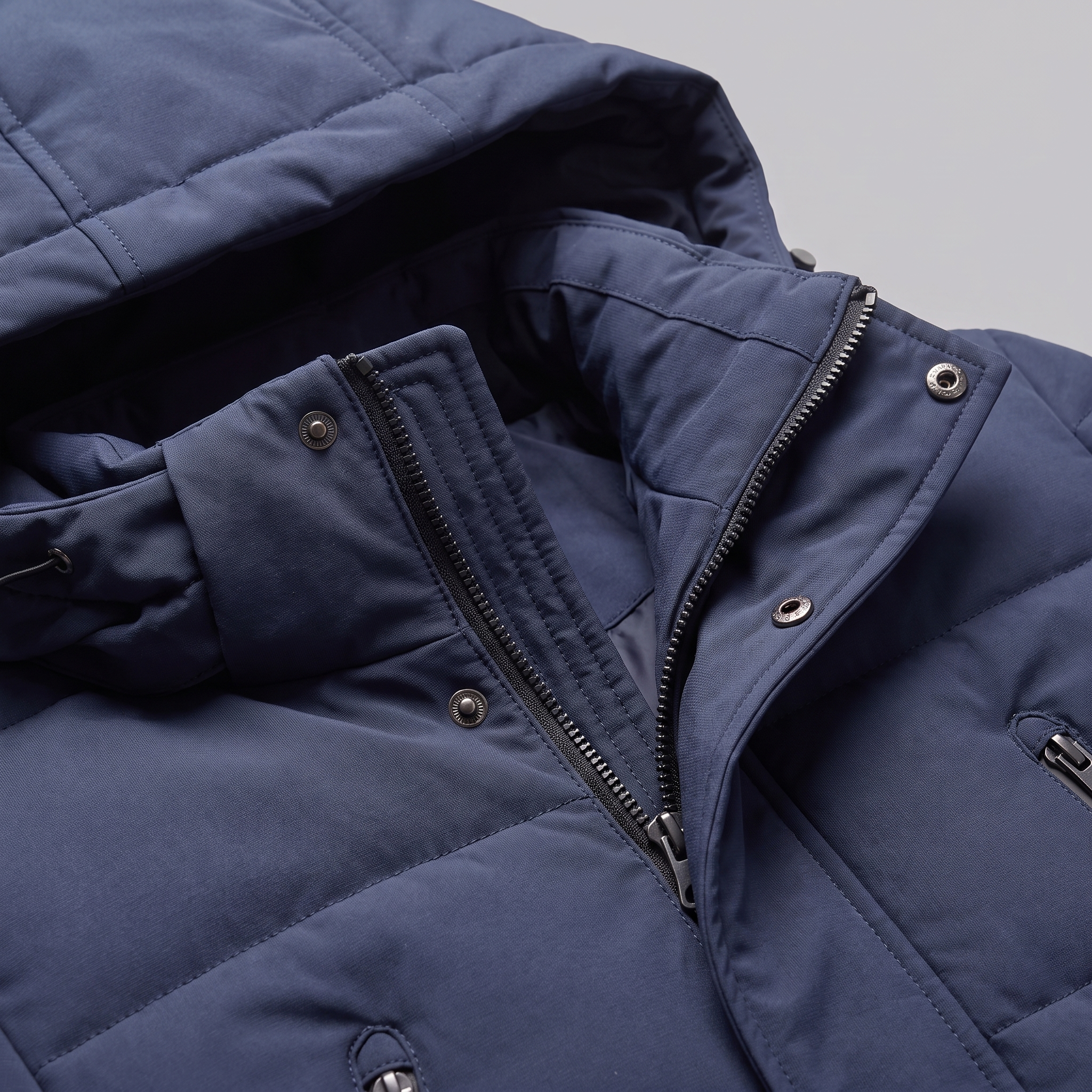 Men's Windproof Padded Parka Jacket