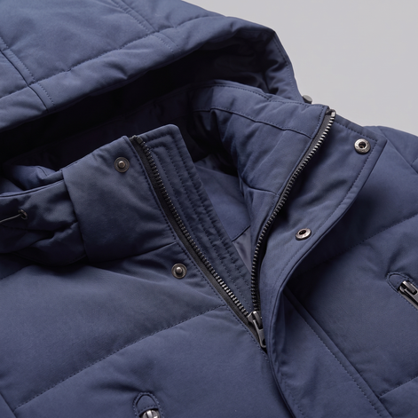 Men's Windproof Padded Parka Jacket