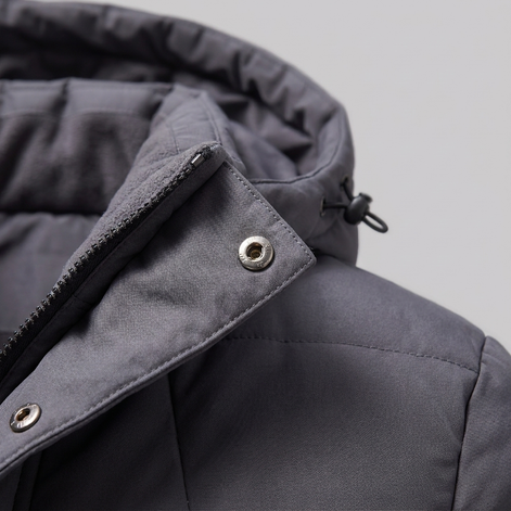Men's Windproof Padded Parka Jacket