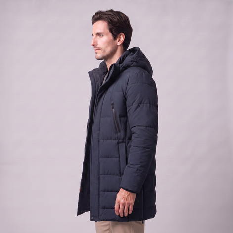 Men's Windproof Padded Parka Jacket