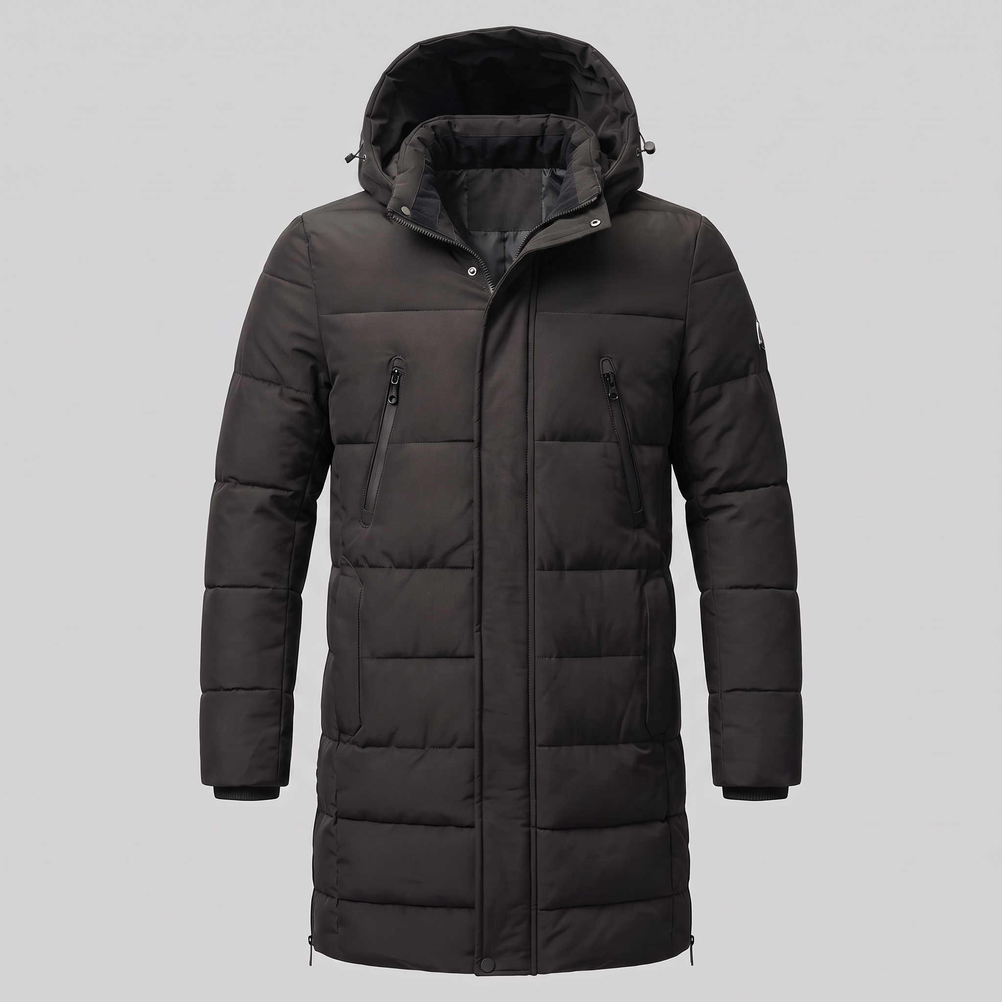 Men's Windproof Padded Parka Jacket