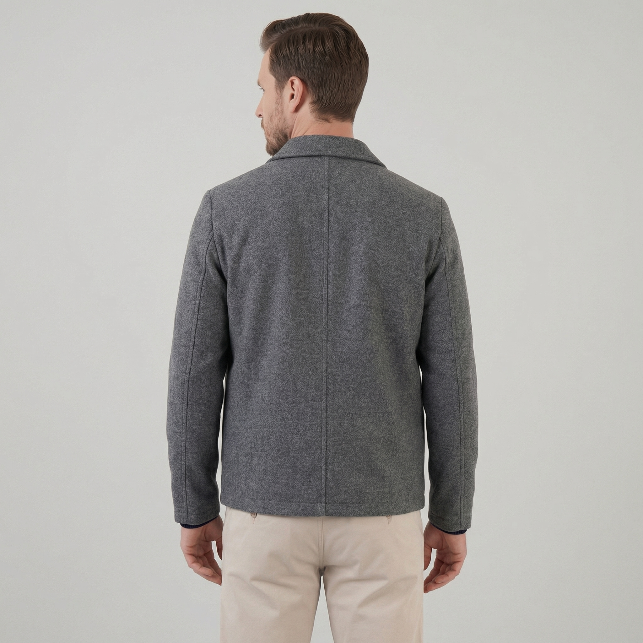 Men's Wool Blend Jacket