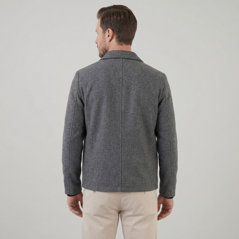 Men's Wool Blend Jacket