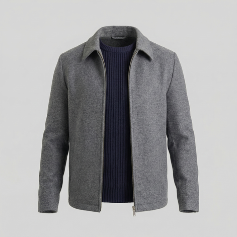 Men's Wool Blend Jacket