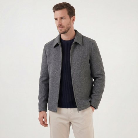 Men's Wool Blend Jacket