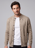 Men's Wool Button-Front Cardigan