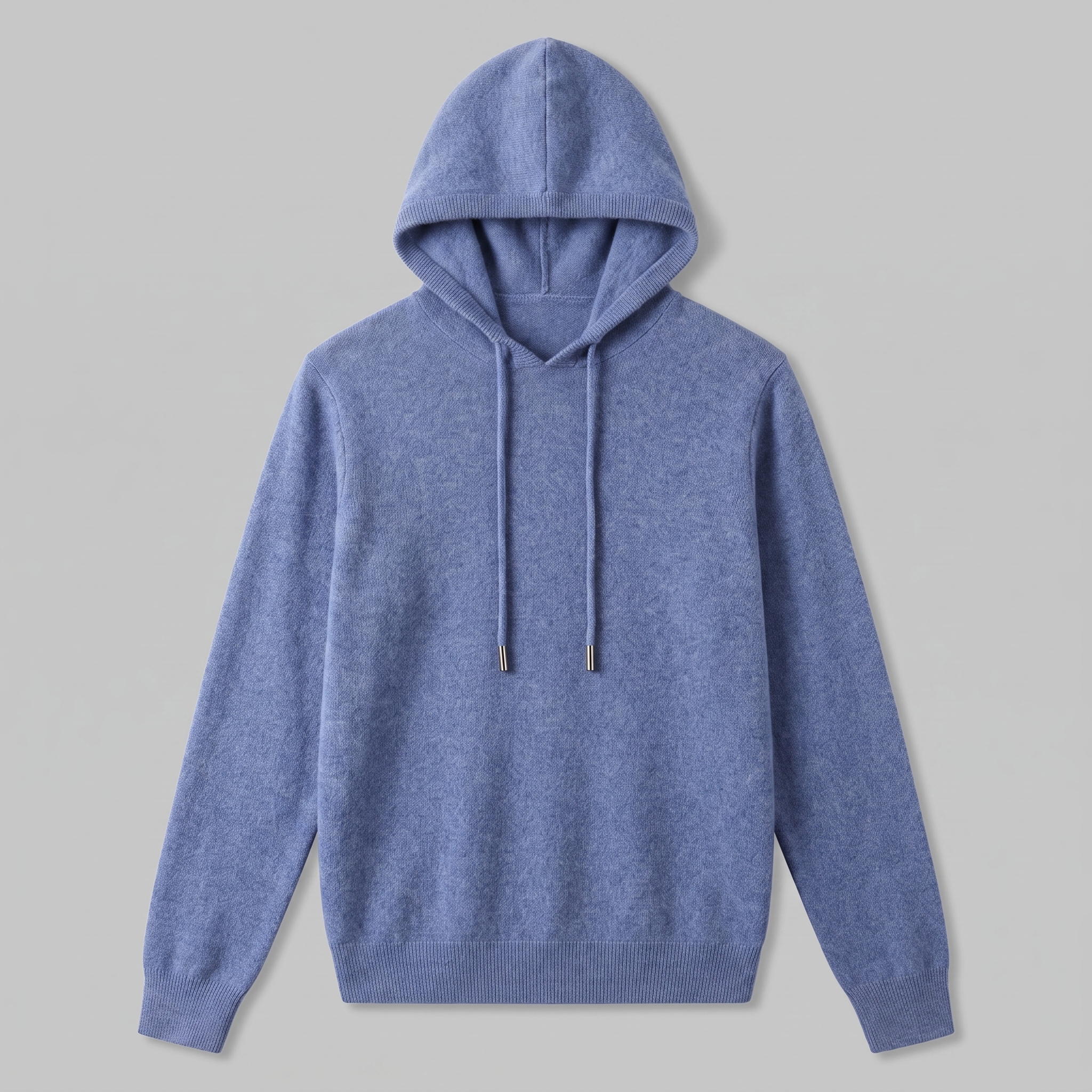 Men's Wool Knit Drawstring Hoodie
