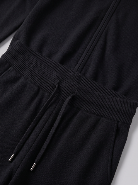 Men's Wool Knit Zip Cardigan and Trouser Co-ord Set