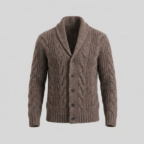 Men's Wool Knitted Cardigan